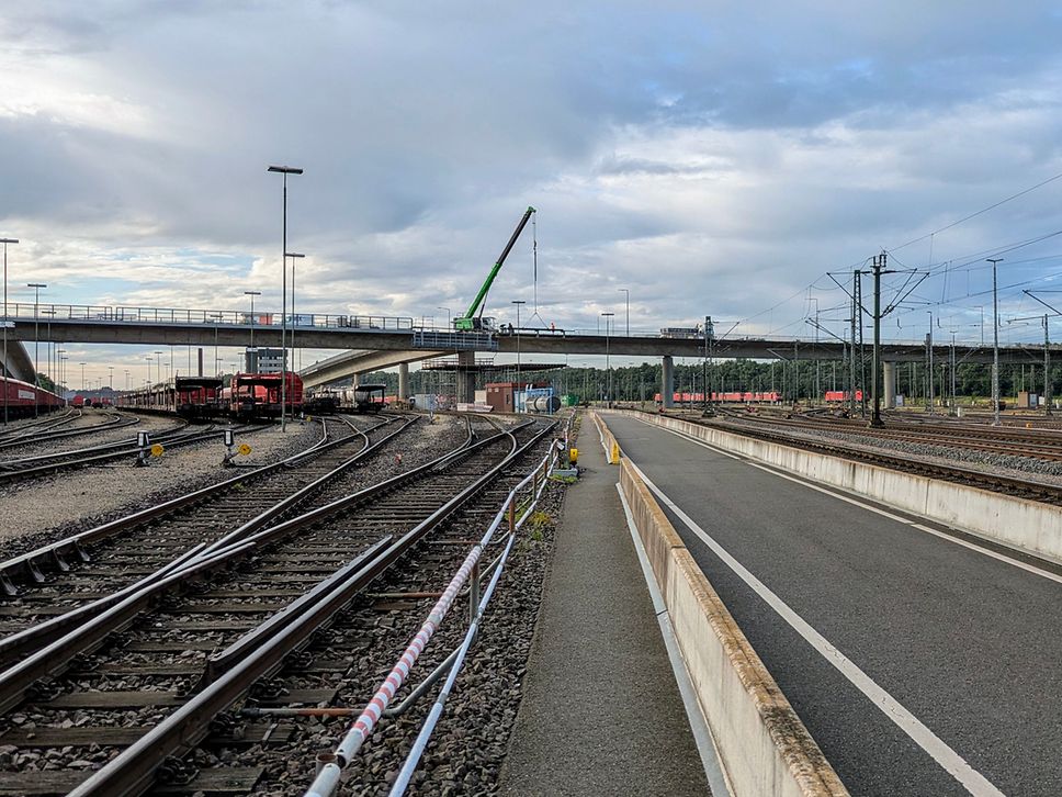 Decatur Brücke Bauarbeiten