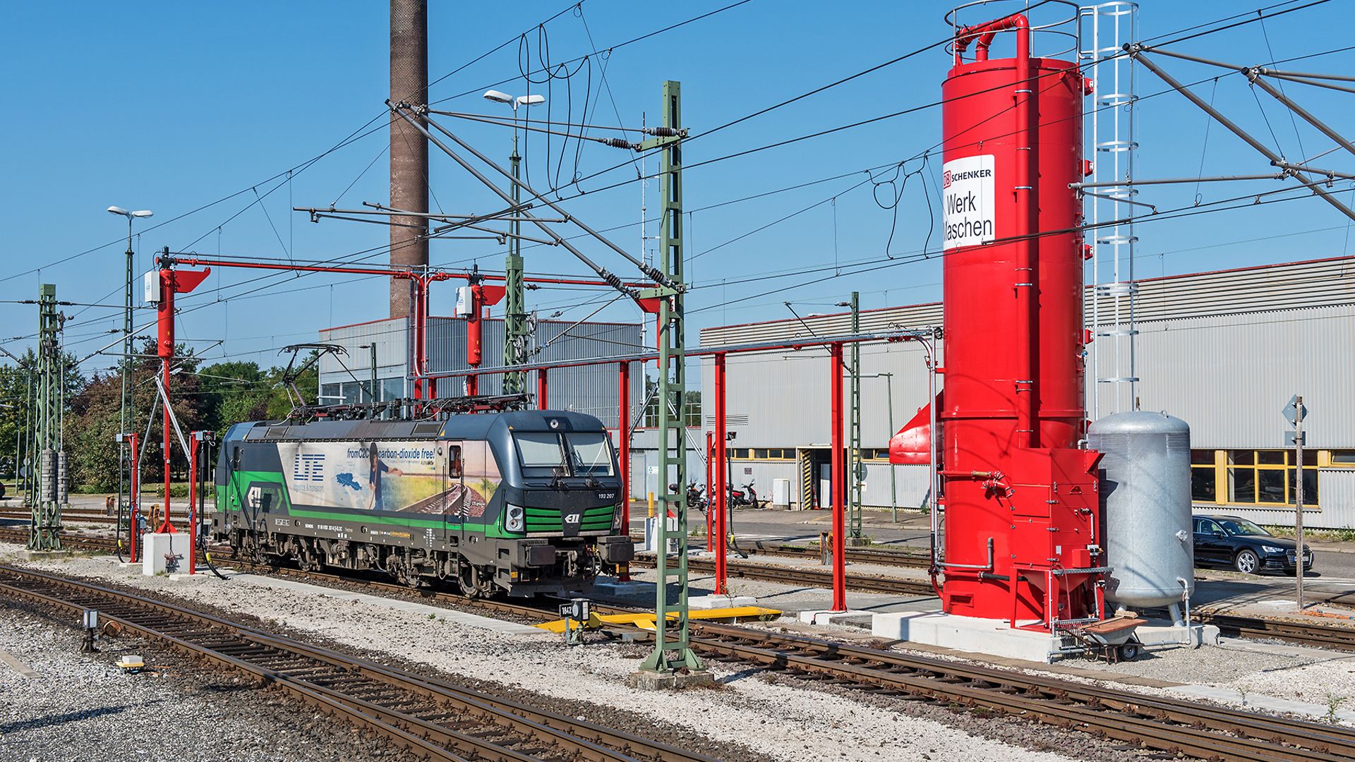 Die neue Besandungsanlage